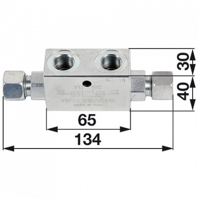 Hydraulisches Rückschlagventil 3/8