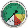 Manometer 0/20/60 - D.63 mm - Anschluss hinten