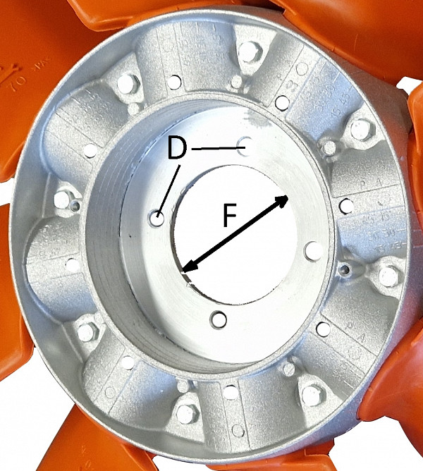 Gebläse D.600 –komplet 