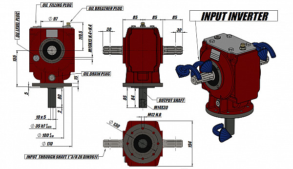 Getriebe - inverter