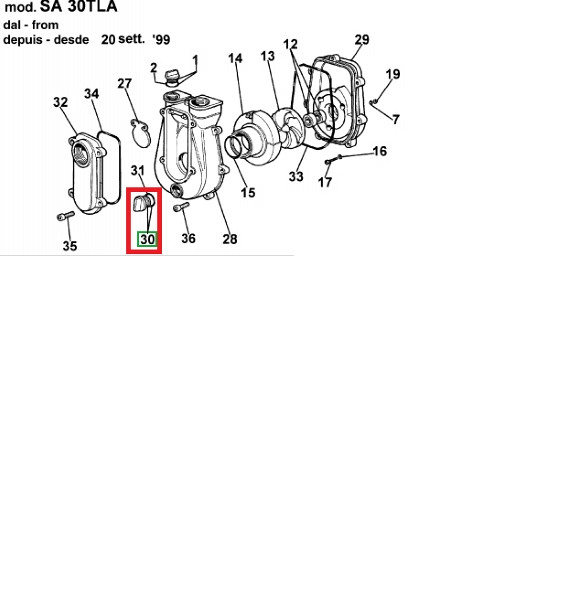 Pumpenstecker SA 30