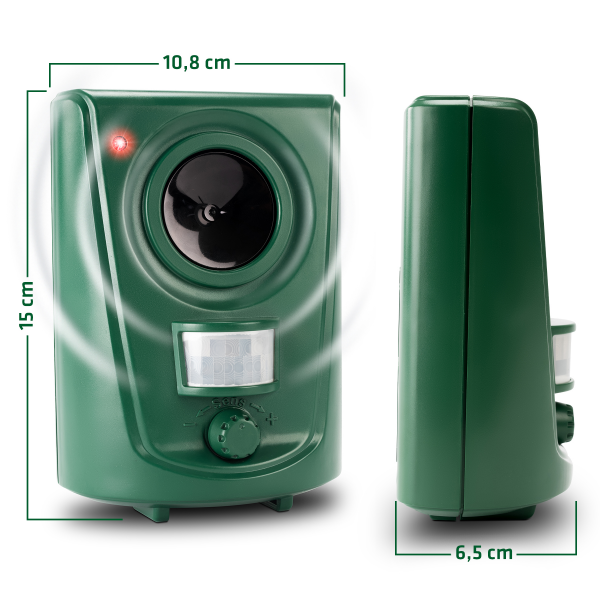 Hunde- & Katzenabwehr mit Ultraschall