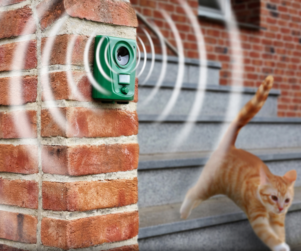 Hunde- & Katzenabwehr mit Ultraschall