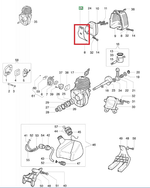 Auspuffdichtung Sparta 25 TR