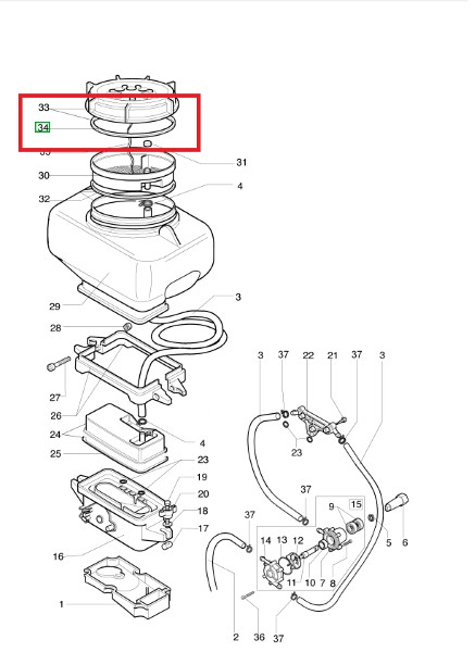 Deckeldichtung AM 162