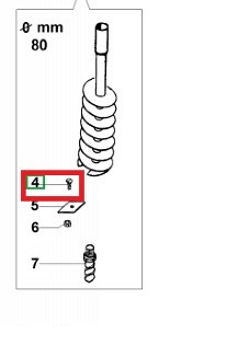 Drill Schraube D 100