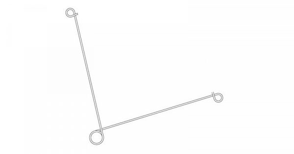 Metallclip für den Baum