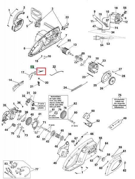 Kettensägen Feder E 1900